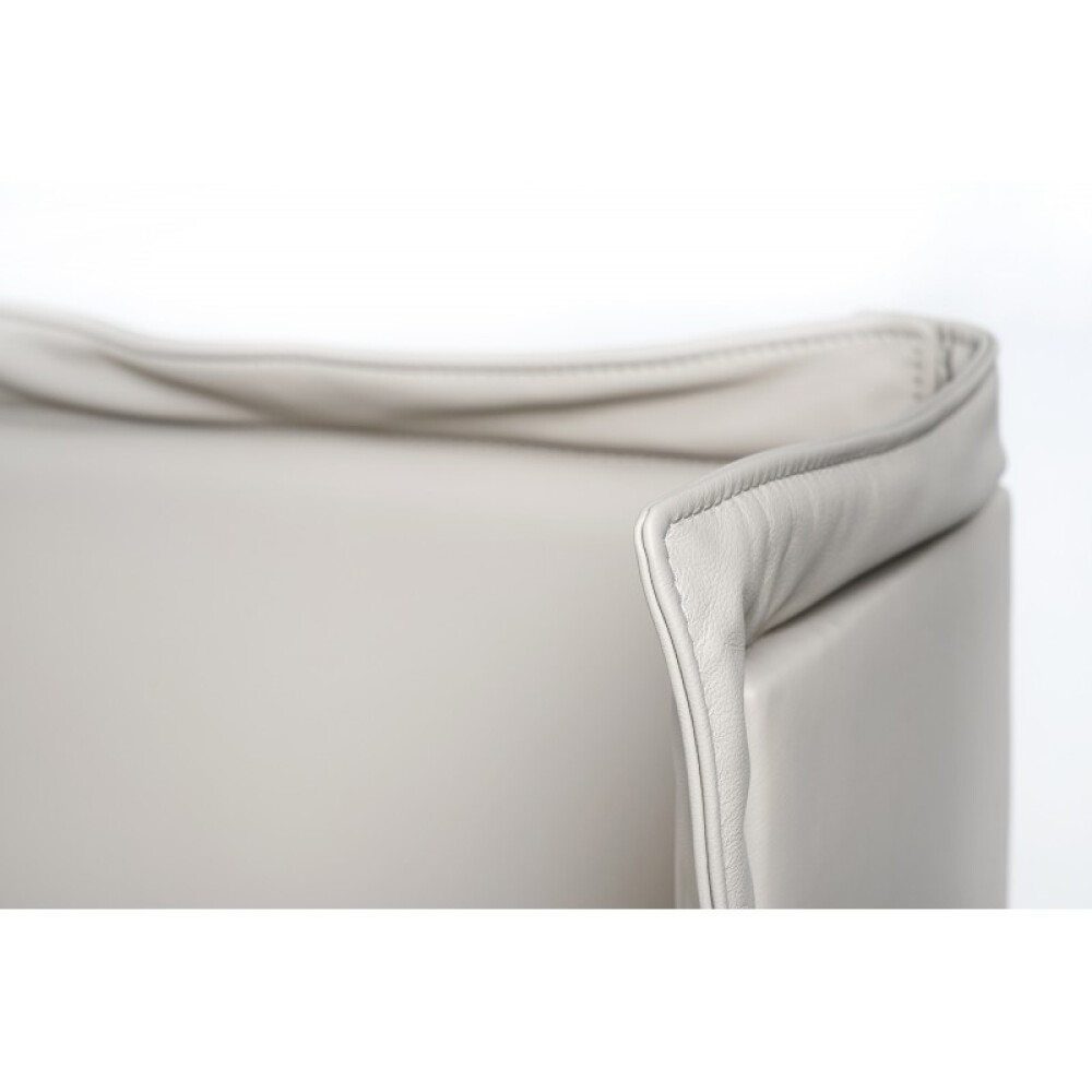 Krevat Boxspring Slim Base TriBeCa, lëkurë natyrale