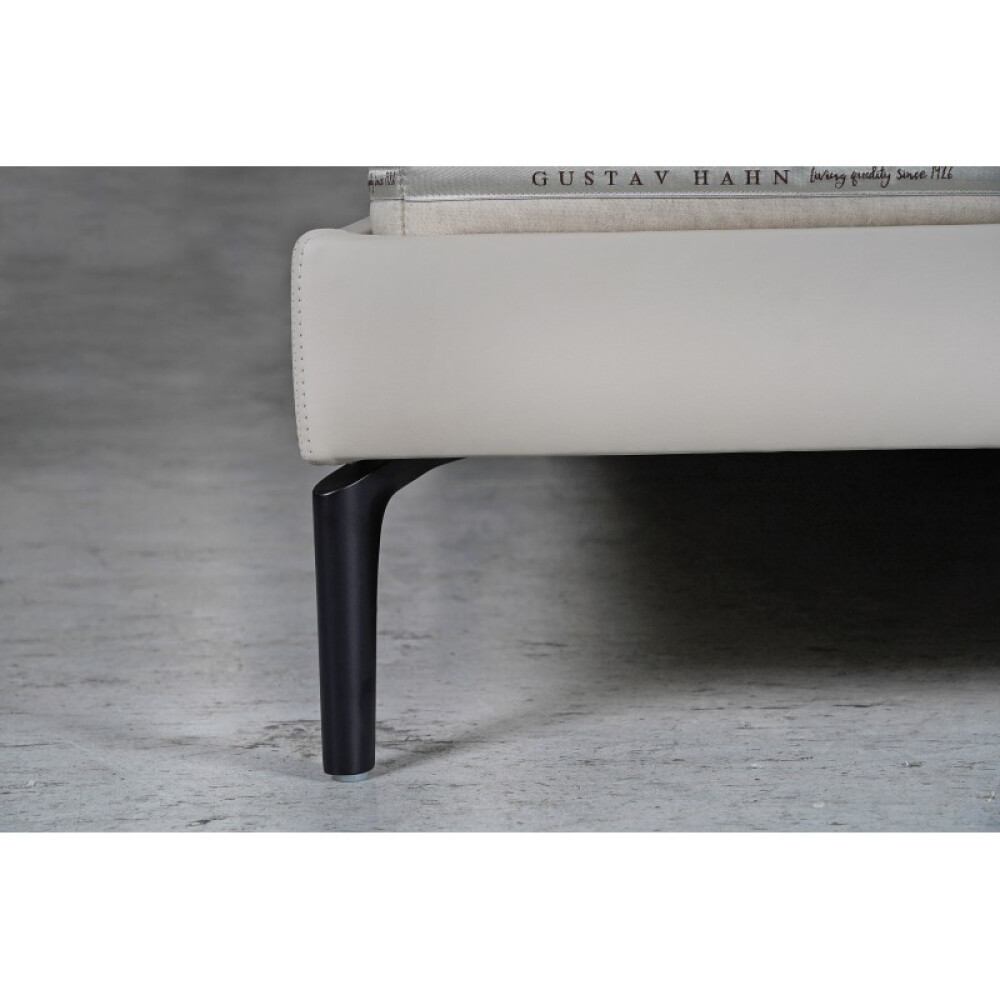 Krevat Boxspring Slim Base TriBeCa, lëkurë natyrale