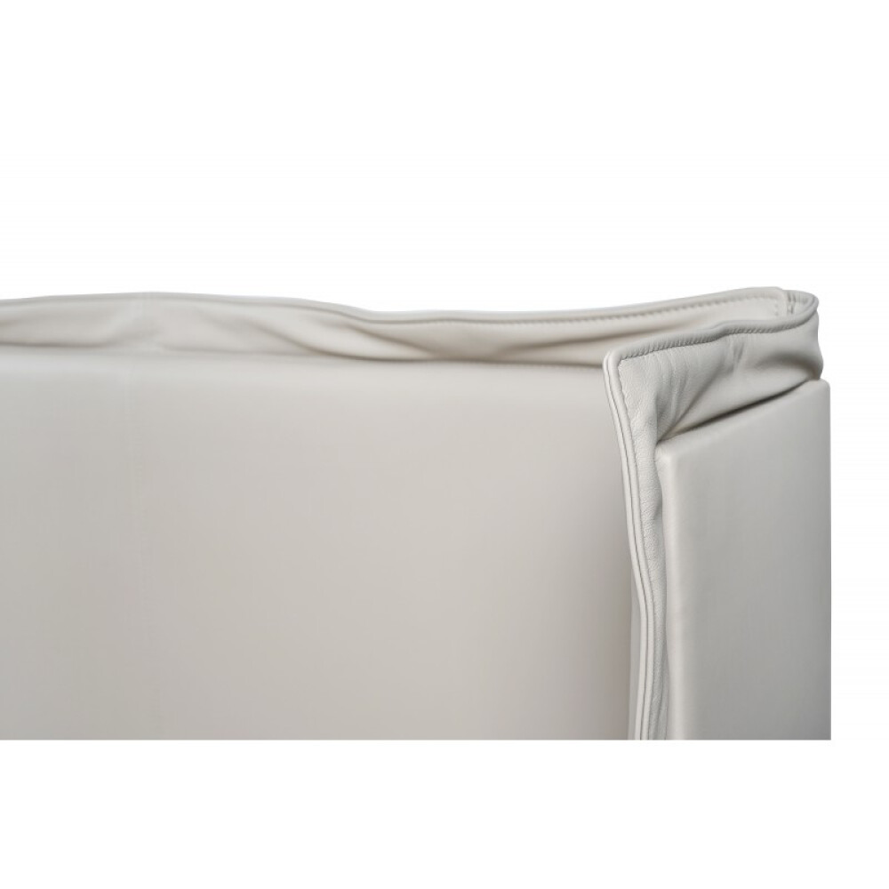 Krevat Boxspring Slim Base TriBeCa, lëkurë natyrale