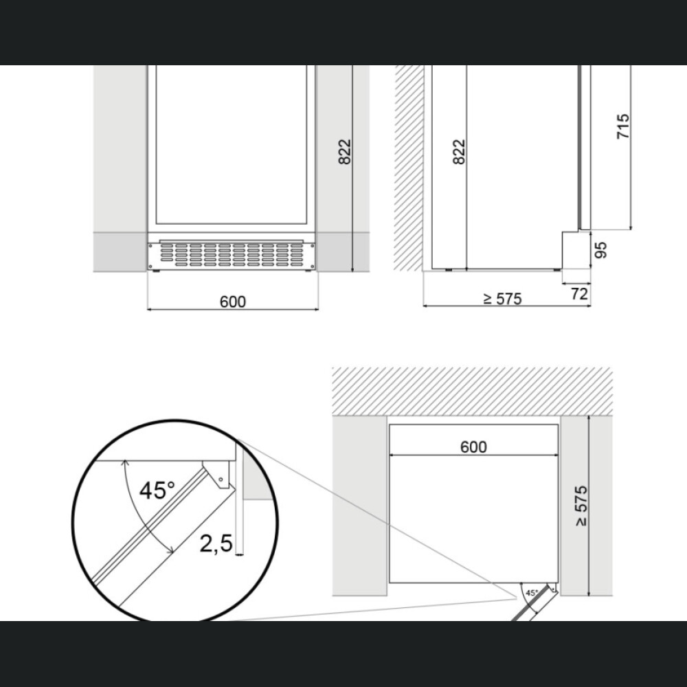 Ftohës pijesh Pando PFMBP 60, 125 l, C