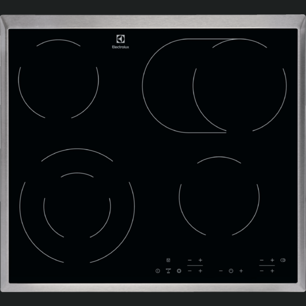 Electrolux EHF6346XOK plenum qeramike qelqi, Zezë