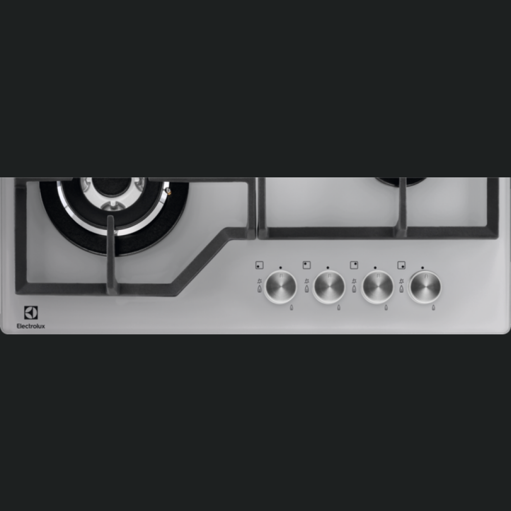 Pllakë me gaz Electrolux KGG64362S, sticla culoare argintiu