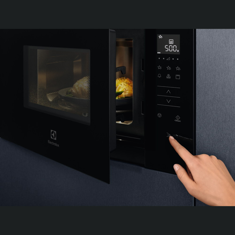 Furrë me mikrovalë të integruar Electrolux TouchOpen 900 / 800 W 25,37 l