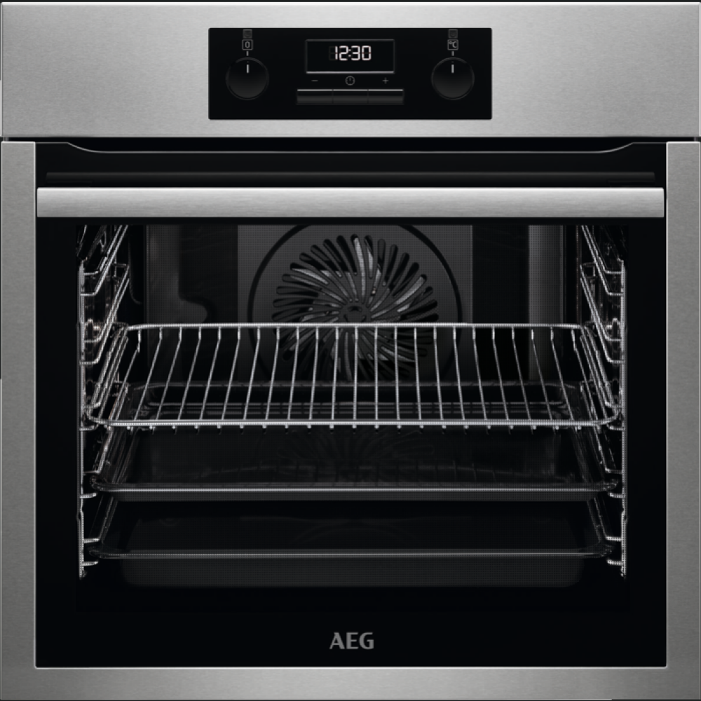 Furrë e integruar AEG BES331110M, SURROUNDCOOK, 71 l,  inox rezistent ndaj gjurmëve të gishtave