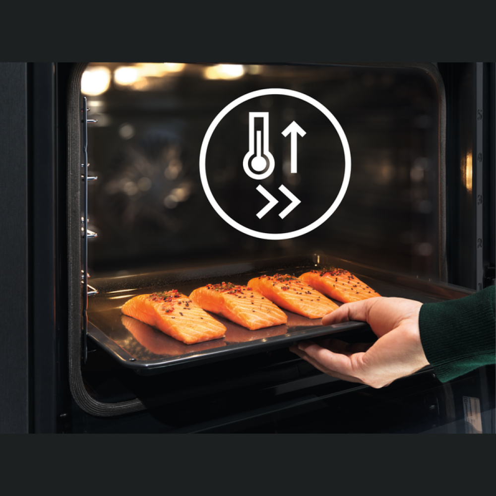 Furrë e integruar Electrolux EOE7C31V, SenseCook me vetëpastrim , A+, 72 litra, e bardhë