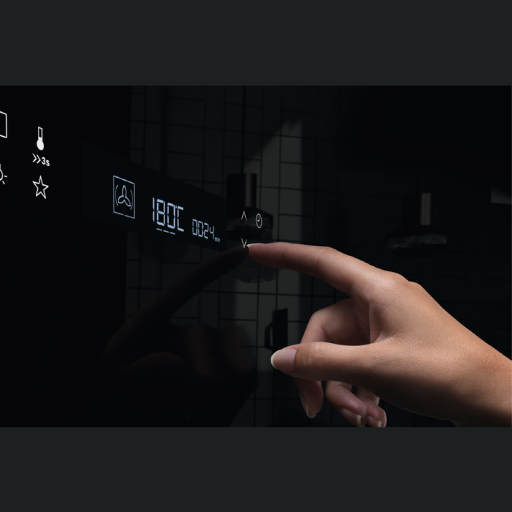 Furrë e integruar Electrolux EOE7C31V, SenseCook me vetëpastrim , A+, 72 litra, e bardhë