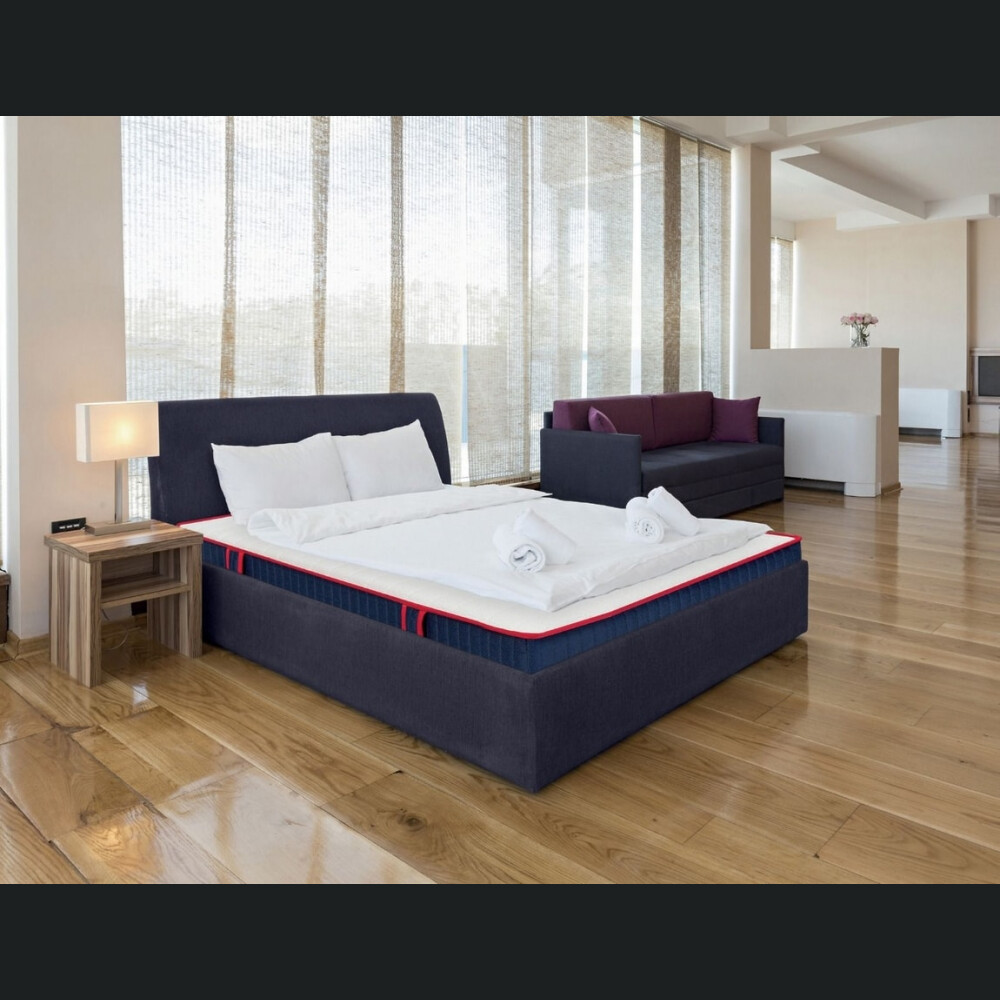 Dyshek Bien Dormir Classic Excelsior Arc M, ortopedik, Argentum, memorie e profilizuar, susta Bonnel Premium