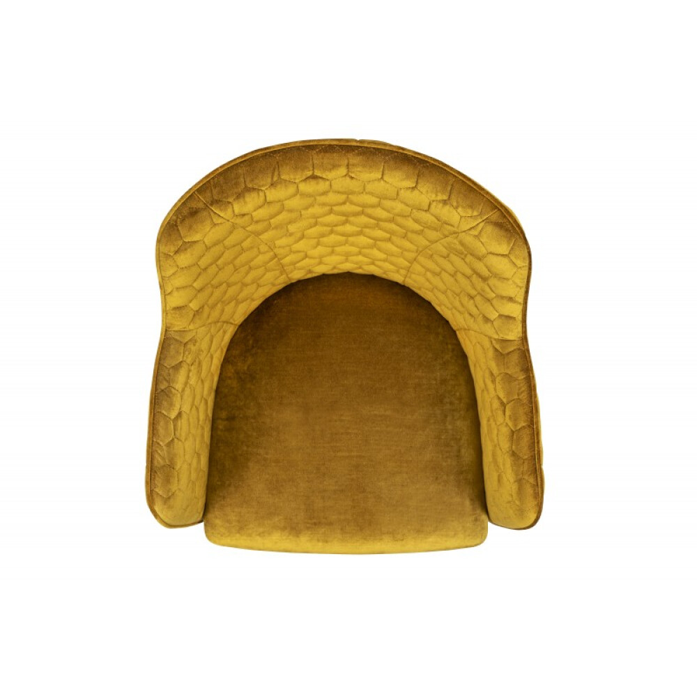 Karrige Jaqueline HoneyBrass, kadife natyrale, kembe bronzi