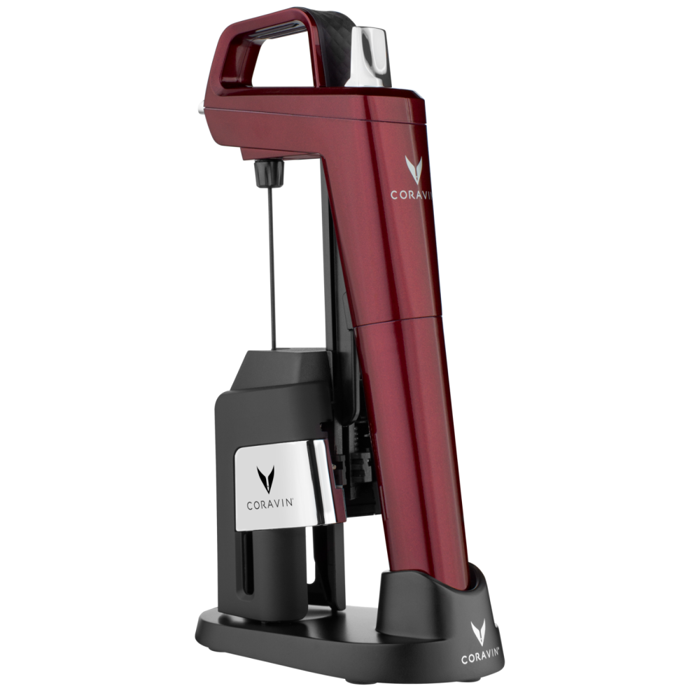 Set i sistemit të ruajtjes së verës Coravin Timeless Six+, Burgundy