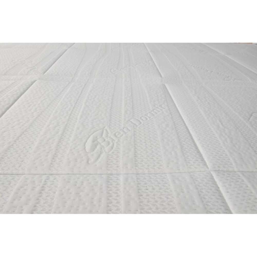 Krevat Vadret boxspring, tapiceri e madhe katrore, lartësia e skajit të krevatit 140 cm, dysheku i përfshirë, sipërfaqja e përfshirë