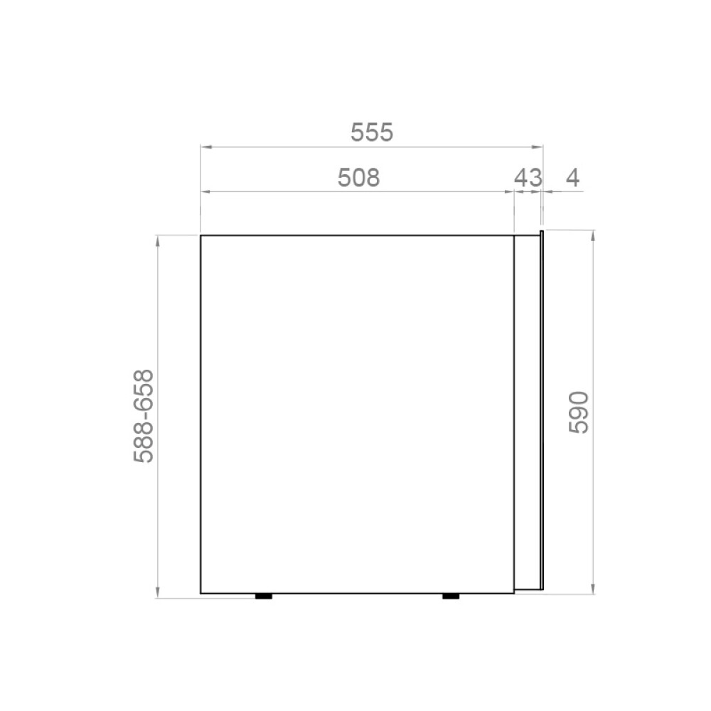 Ftohës i verës Pando PVMAP 60-25 PA, 25 shishe, 62 l, G, hapje PUSH-TO-OPEN