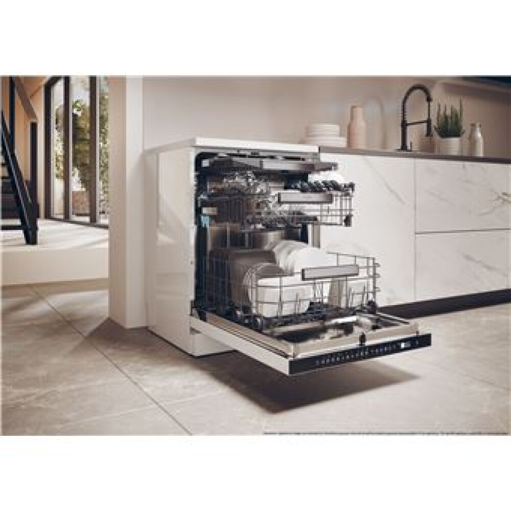 Lavatriçe Haier e pavarur XF 4A4M4PW, I-Pro Shine Seria 7, komplete 14, klasi A