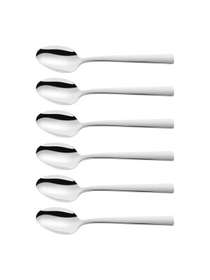 Set me 6 lugë kafeje, i lustruar - Zwilling