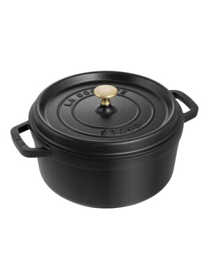 Tenxhere rrumbullake 24 cm, e zezë - Zwilling