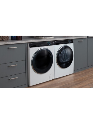 Rrobalarëse Haier HW120G-B14979U1S, I-Pro Series 7 Plus e pa inkorporuar, 12 kg, 1400 RPM, Motor me lëvizje direkte, Klasa A, E bardhë, 14 programe, L x H x L (cm) 60x69x85
