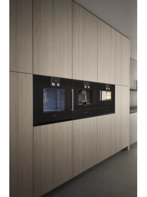 Furrë elektrike e integruar Gaggenau, seria 200, A, 76 l, 60 x 60 cm, antracit, BOP250102
