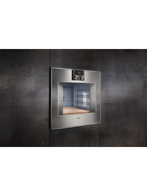 Furrë elektrike e integruar Gaggenau, seria 400, A, 76 l, 60 x 60 cm, inox, BO470112