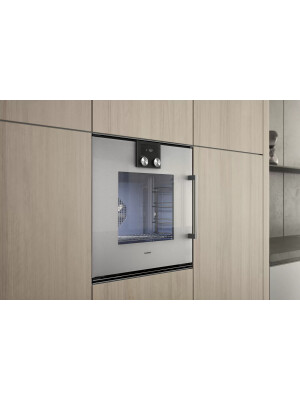 Furrë elektrike e integruar Gaggenau, seria 200, A, 76 l, 60 x 60 cm, metalike, BOP251112