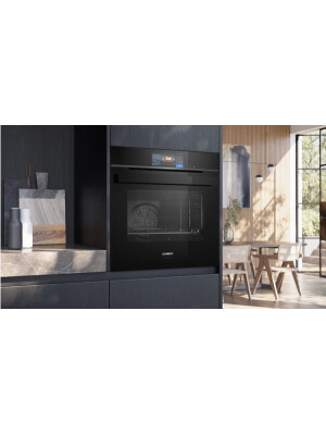 Furrë me integruar Siemens HB978GMB1 iQ700, 60 x 60 cm e zezë, inox, 71 l, A+, vetëpastruese pirolitike