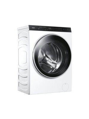 Lavatriçe Haier HWD100-BD1499U1N me tharëse, në këmbë, 10 / 6 kg, 1400 rpm, motor me lëvizje direkte, cikli i kombinuar i klasës D, i bardhë, L x H x I (cm) 70x55x99