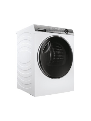Tharëse rrobash Haier HD90-A3Q979U1-S, Haier I-Pro Series 7 Plus Independent, 9 kg, Inverter i pompës së nxehtësisë, Klasa A+++, E bardhë