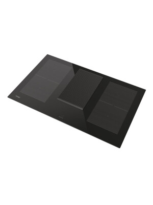 Pllakë me Aspirator të integruar Haier HAIH8IFMCF, Seria I-Dual 6, e zezë, 83 cm