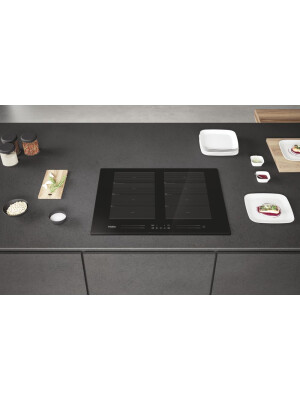 Pllakë me induksion HA2MTSJ58MB1 Haier, I-Move Series 6, E zezë, 60 cm