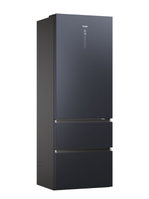 Frigorifer Haier HTW7720ENMB, 3D 70 Seria 7 i pavarur, 3 dyer, Pa ngricë, ndriçim LED, Klasa E, E zezë, L x H x I (mm) 700x675x2006