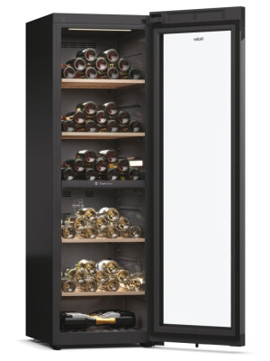 Ftohës i verës Wine Bank 60 Seria 7, i pavarur, 2 zona, 236 shishe, ndriçim LED, Klasa G, L x H x I (mm) 597x714x1900