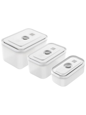 Set kuti vakumi S/M/L – 3 pjesë, plastikë, gjysmë transparente - Zwilling