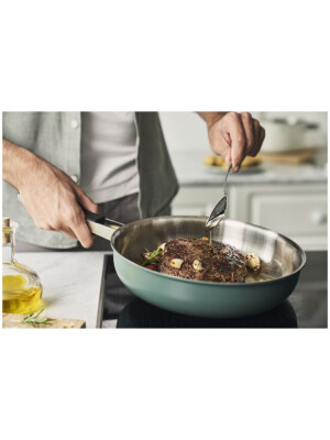 Tigan skuqjeje 28 cm, prej çeliku inox 18/10 - Zwilling