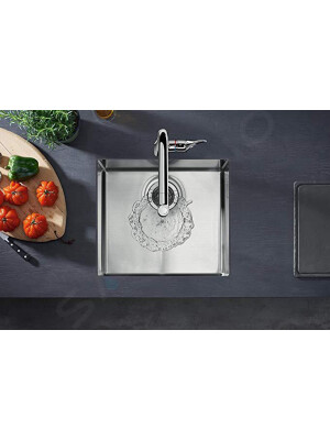 Lavaman Hansgrohe S71 S719-U450, me instalim nën banak,  inox