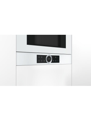 Furrë me mikrovalë Bosch BFL634GW1, 21 l, 900 W, e bardhë
