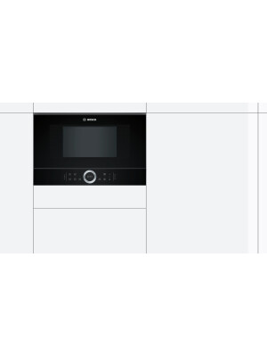 Furrë me mikrovalë Bosch BFL634GB1, 21 l, 900 W, E zezë