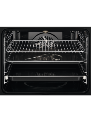 Furrë e integruar AEG BPE742380B, Sensecook, Vetëpastruese pirolitike, A++, 71L, E zezë