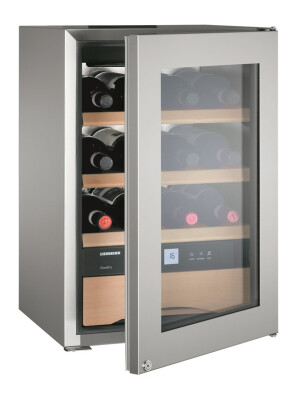 Kabineti vere Liebherr Premium WKes 653, 12 shishe, 38 l,E