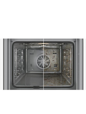 Furrë shumëfunksionale, e integruar Bosch HBG6764B1, vetëpastruese pirolitike, 71 l, A+