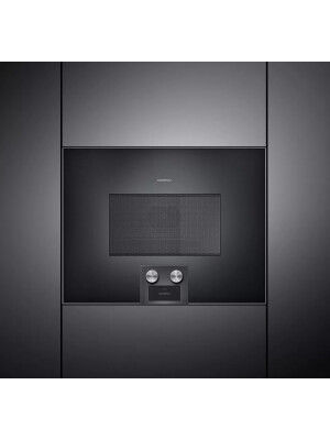 Furrë me mikrovalë të kombinuar Gaggenau, seria 400, 60 x 45 cm, antracit, BM455100
