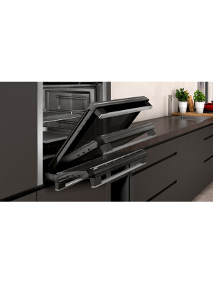 Furrë e integruar Neff B6CCH7AN0,  inox, vetëpastruese pirolitike, 71 l, A