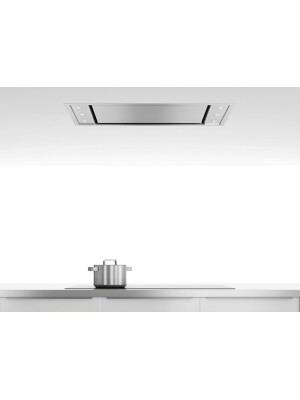Aspirator tavani Pando E-295 V.1350, lartesia 90 cm, klasi A, inox