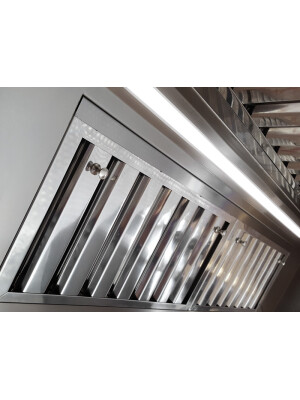 Aspirator muri Pando P-2000, V.1250, gjerësia 100 cm, A++, inox