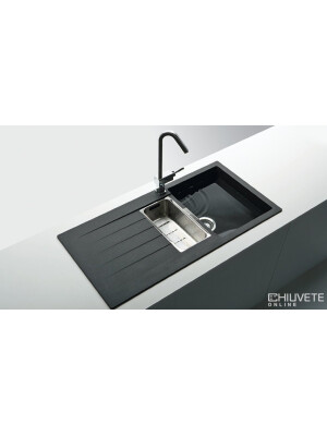 Tas u inox me shpim Schock 345 x 188 x 110 mm