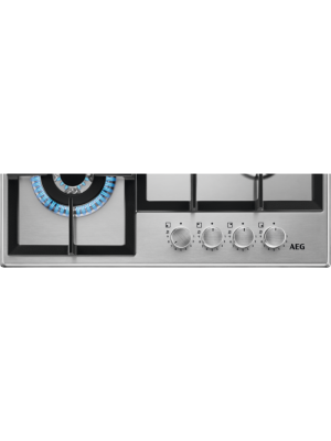 Pllakë e integruar me gaz, AEG, HGB64420SM, 60 cm