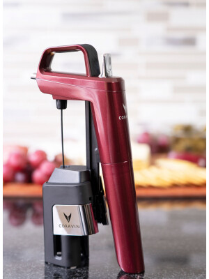 Set i sistemit të ruajtjes së verës Coravin Timeless Six+, Burgundy
