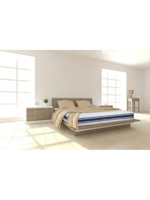 Dyshek Bien Dormir Optimus, ortopedik, Argentum, ventilim me shirita 3D, shkumë poliuretani, susta Bonnel Premium