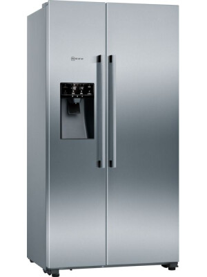 Krah për krah Neff KA3923IE0, shpërndarës akulli, NoFrost, 562 l, Inox, E