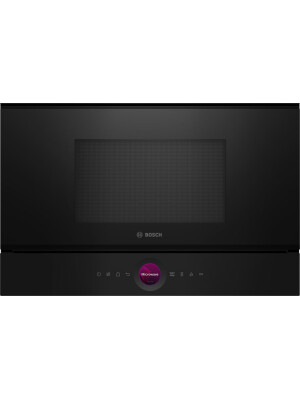 Furrë me mikrovalë të integruar Bosch BFL7221B1, E zezë, 21 l, 900 W