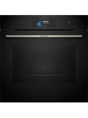 Furra e integruar Bosch HSG7584B1, seria 8, me funksion avulli 60 cm, e zeze, 71 l, A+