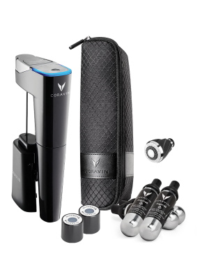 Sistemi i ruajtjes së verës Coravin Timeless Eleven, E zezë