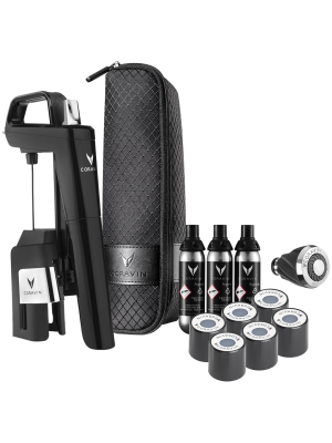 Set i sistemit të ruajtjes së verës Coravin Timeless Six+, Piano e zezë